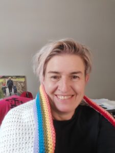 A photo of Diane smiling