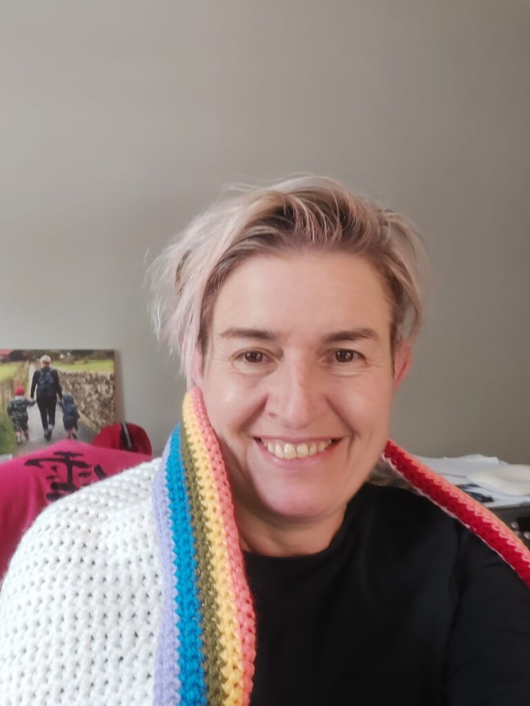 A photo of Diane smiling