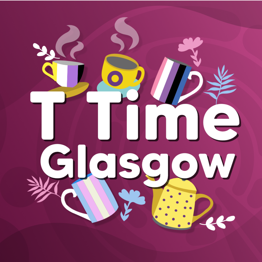 Cups and mugs in different trans identity flags